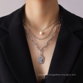 2020 hot stainless steel chains pendant necklace for women